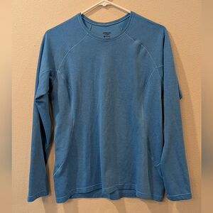 Patagonia Women's Blue Long Sleeve Shirt Base Layer